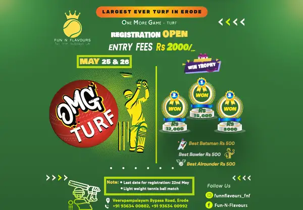 OMG Turf is Organizing a Cricket Tournament